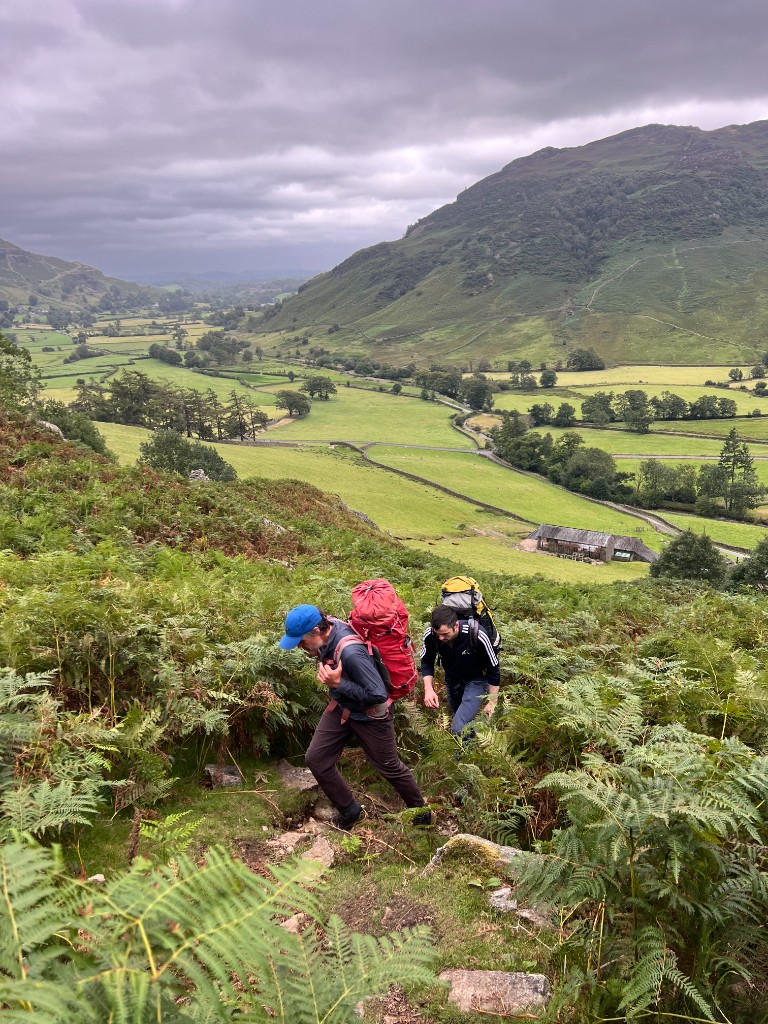 Rhi and Paul's mountain hike